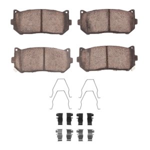 Kia Sephia Brake Pads - Rear - R1 Concepts - Optimum OE - `98-`03